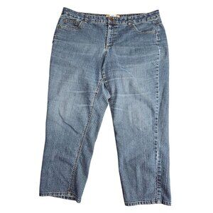 Just My Size JMS Womens Size 20W Short Classic Stretch Denim Blue Jeans